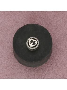 sterling silver cz mickey and minnie mouse bead charm pendant